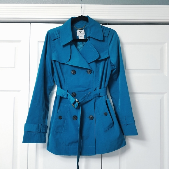 short belted trench coat